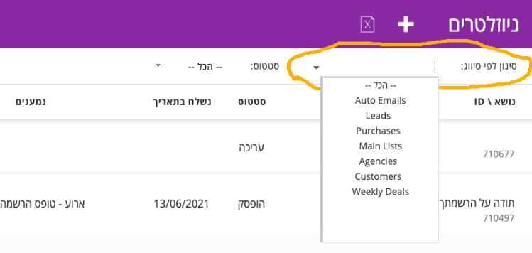 מנגנון הסיווגים בפבליקייטורס: קמפיינים מסוננים לפי תגית